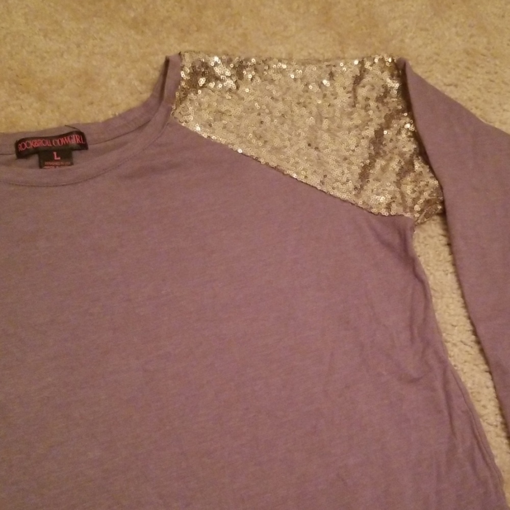 Rock&Roll Cowgirl Sequin Shirt